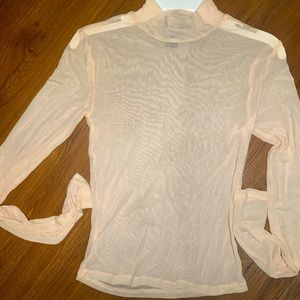 Women Mesh Long Sleeve Top